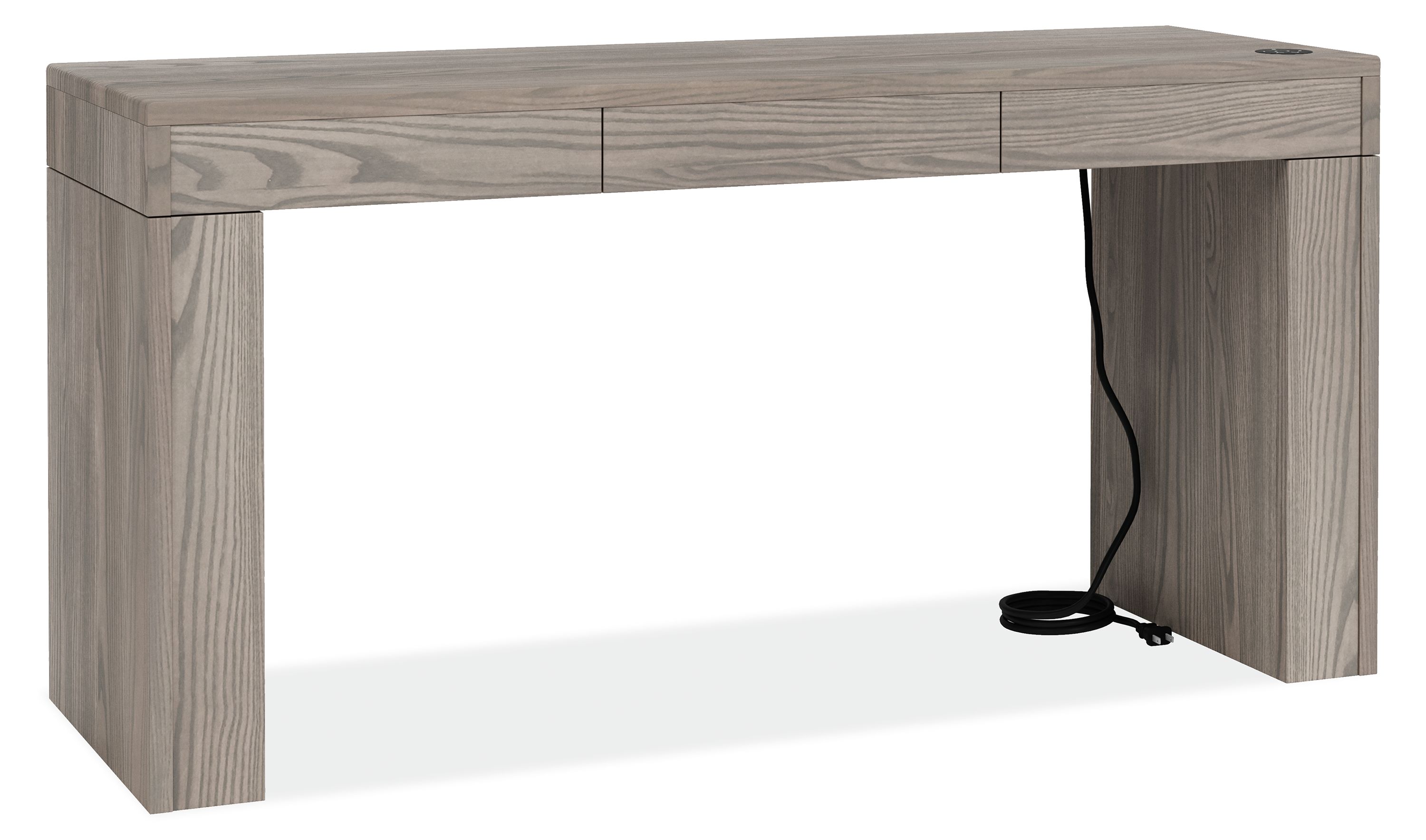 Lincoln 60w 20d 30-49h Adjustable Standing Desk with Center Drawer