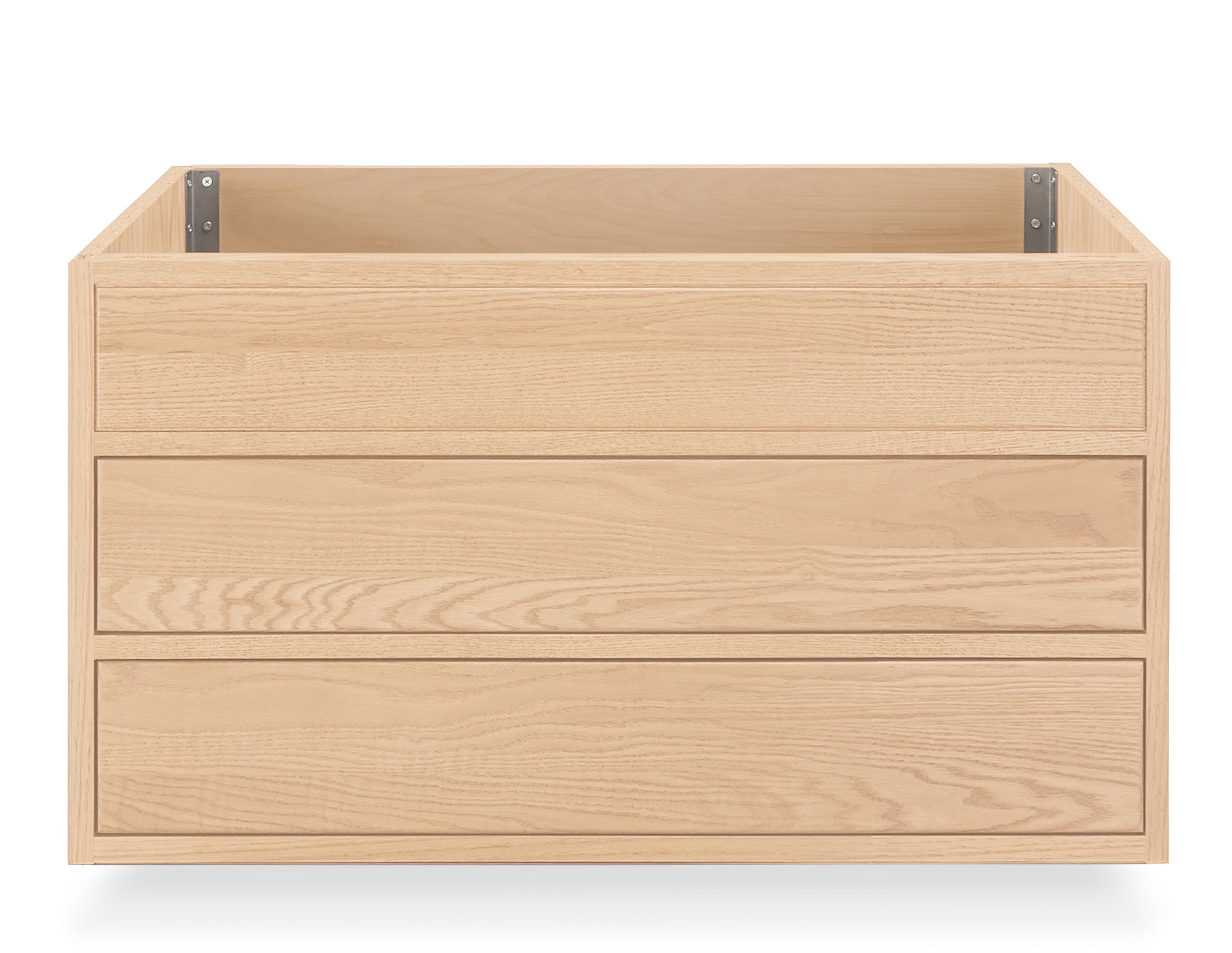 Linear 34.5w 21d 19.25h Single-Sink Floating Vanity Cabinet w/Drawers & No Top