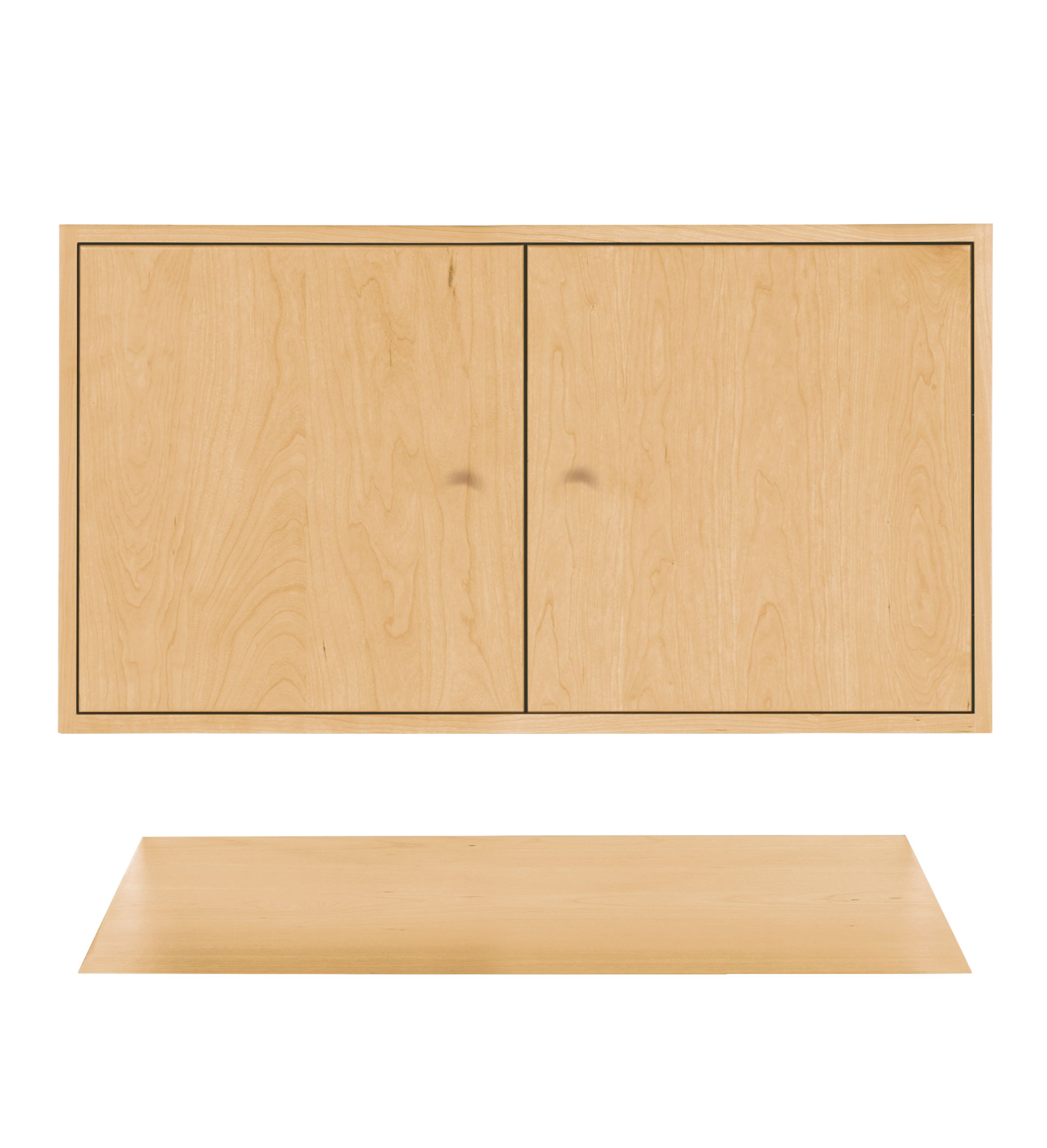 Linear 34.5w 21d 33.25h Single-Sink Vanity Cabinet with Shelf & No Top