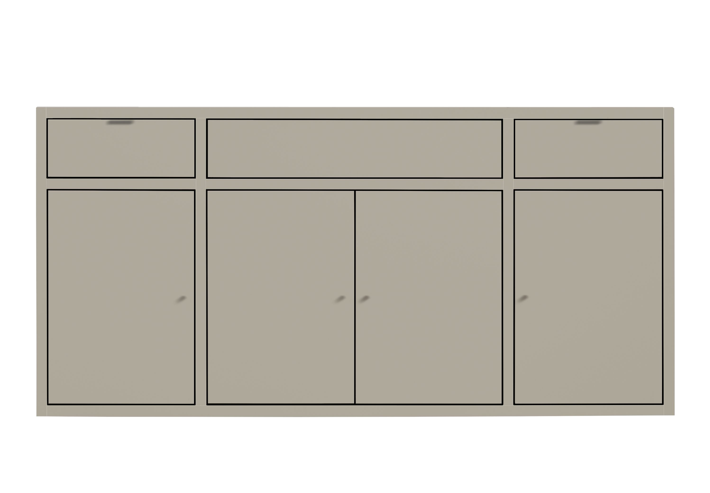Copenhagen 58.5w 21.75d 34h Single-Sink Vanity with No Overhang