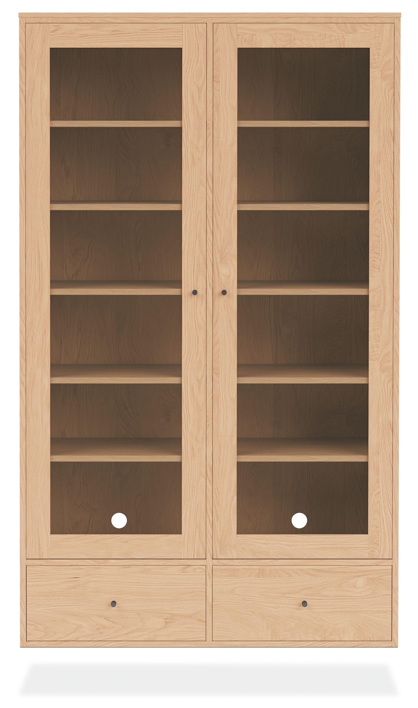 Linear 47w 20d 84h Two Glass Door/Two Drawer Cabinet