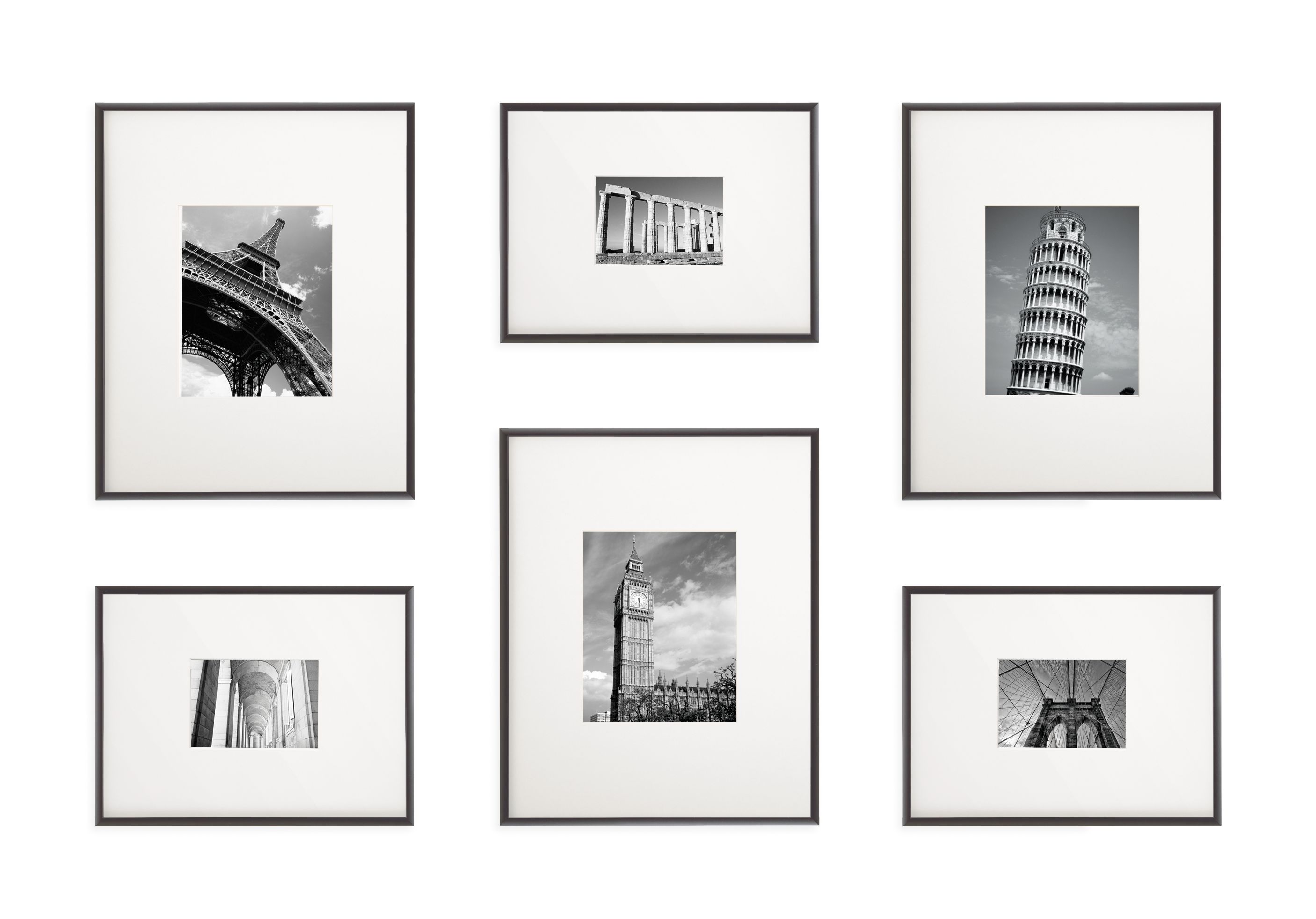 Profile Mixed Grid Frame Set of 6