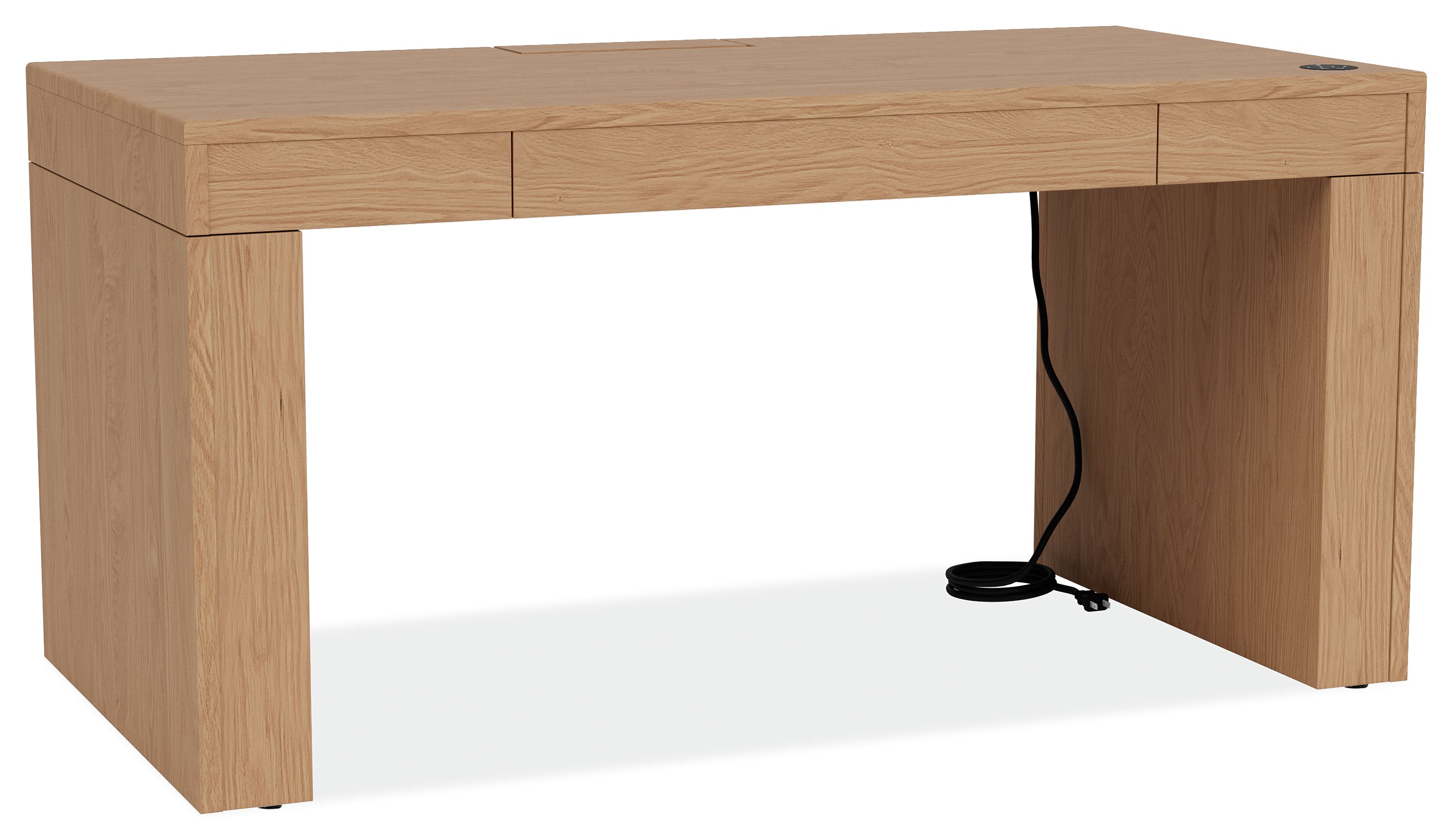 Lincoln 60w 30d 30-49h Adjustable Standing Desk with Center Drawer