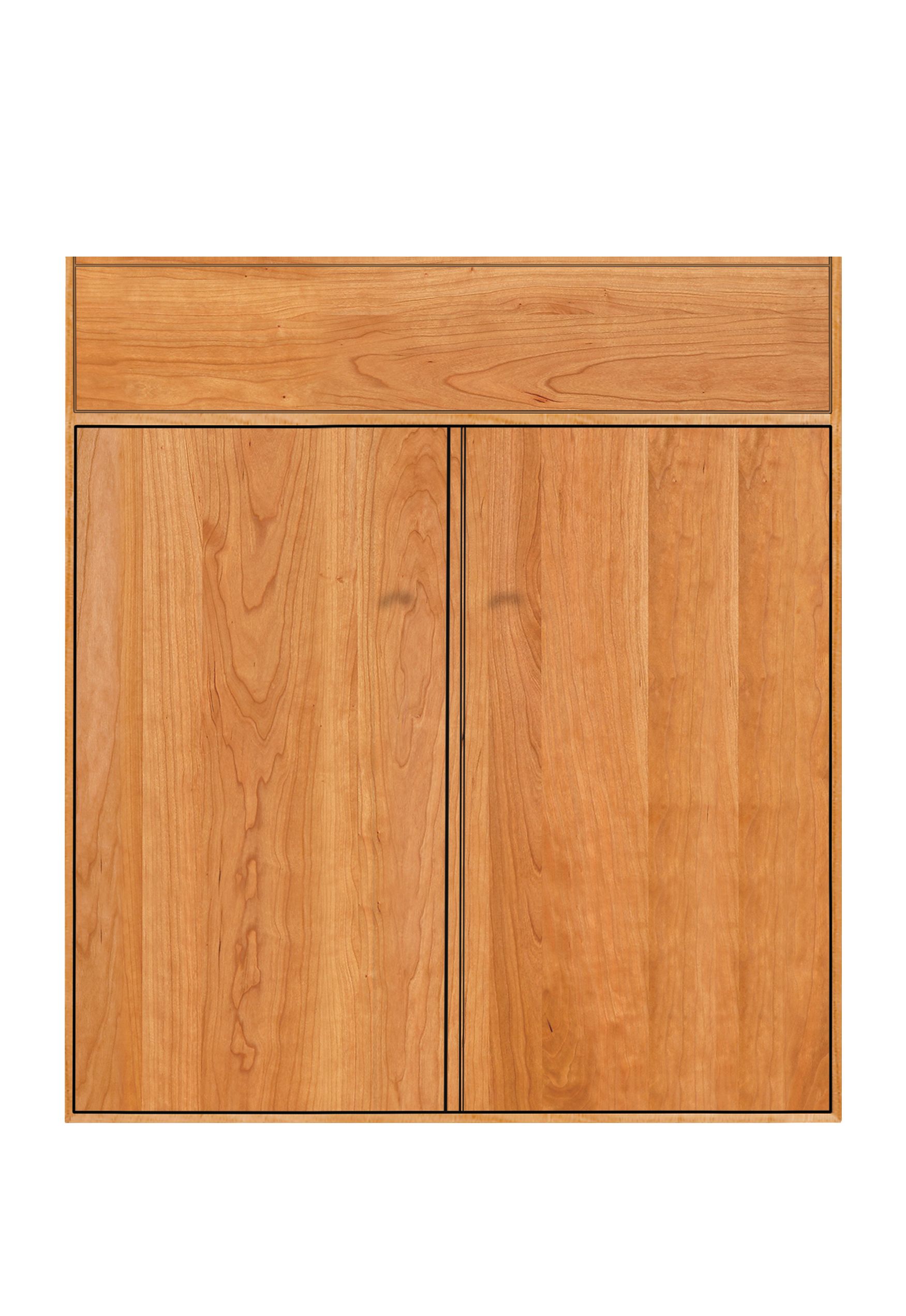 Hudson 24.5w 21d 33.25h Single-Sink Vanity Cabinet with No Top