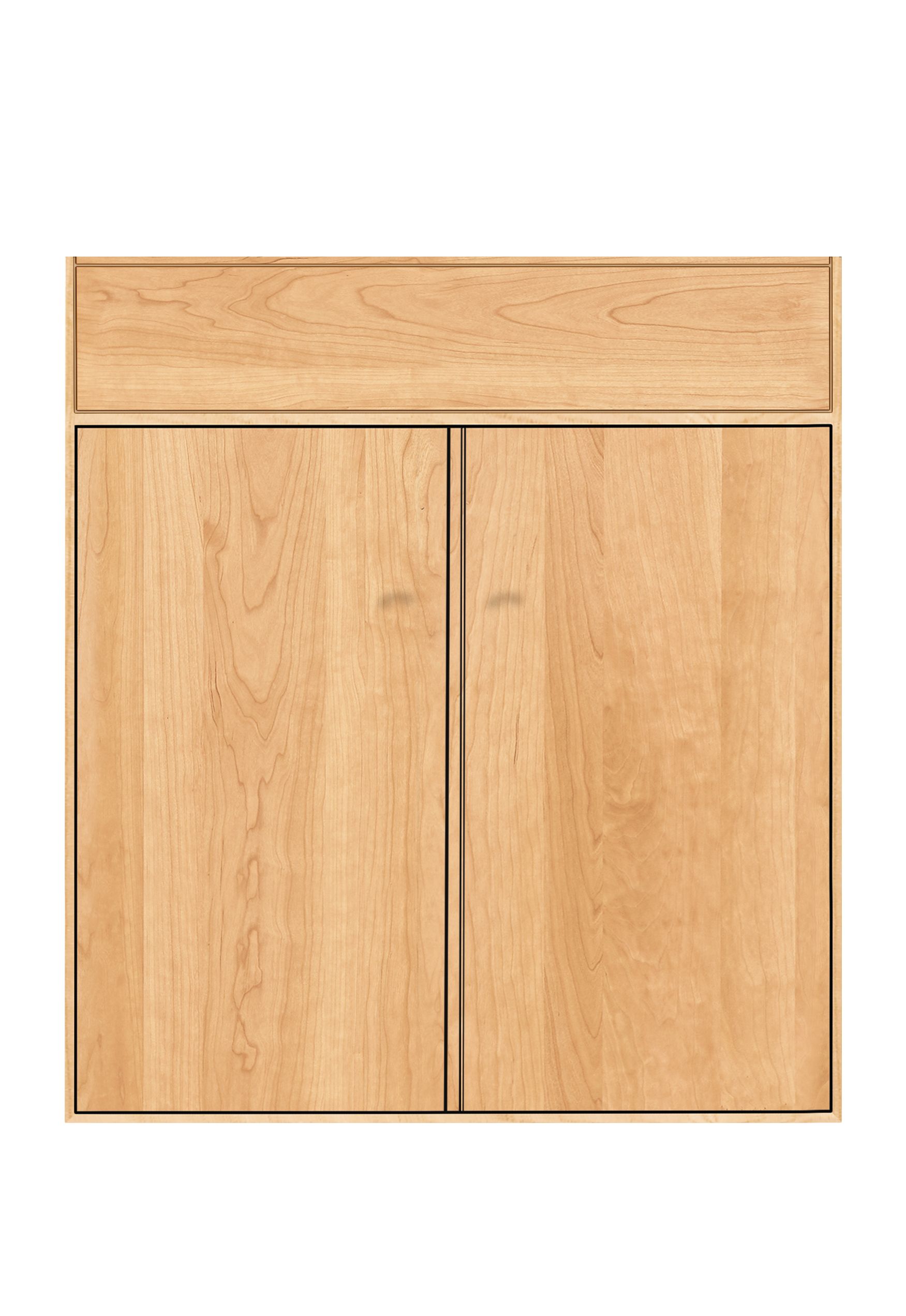 Hudson 24.5w 21d 33.25h Single-Sink Vanity Cabinet with No Top