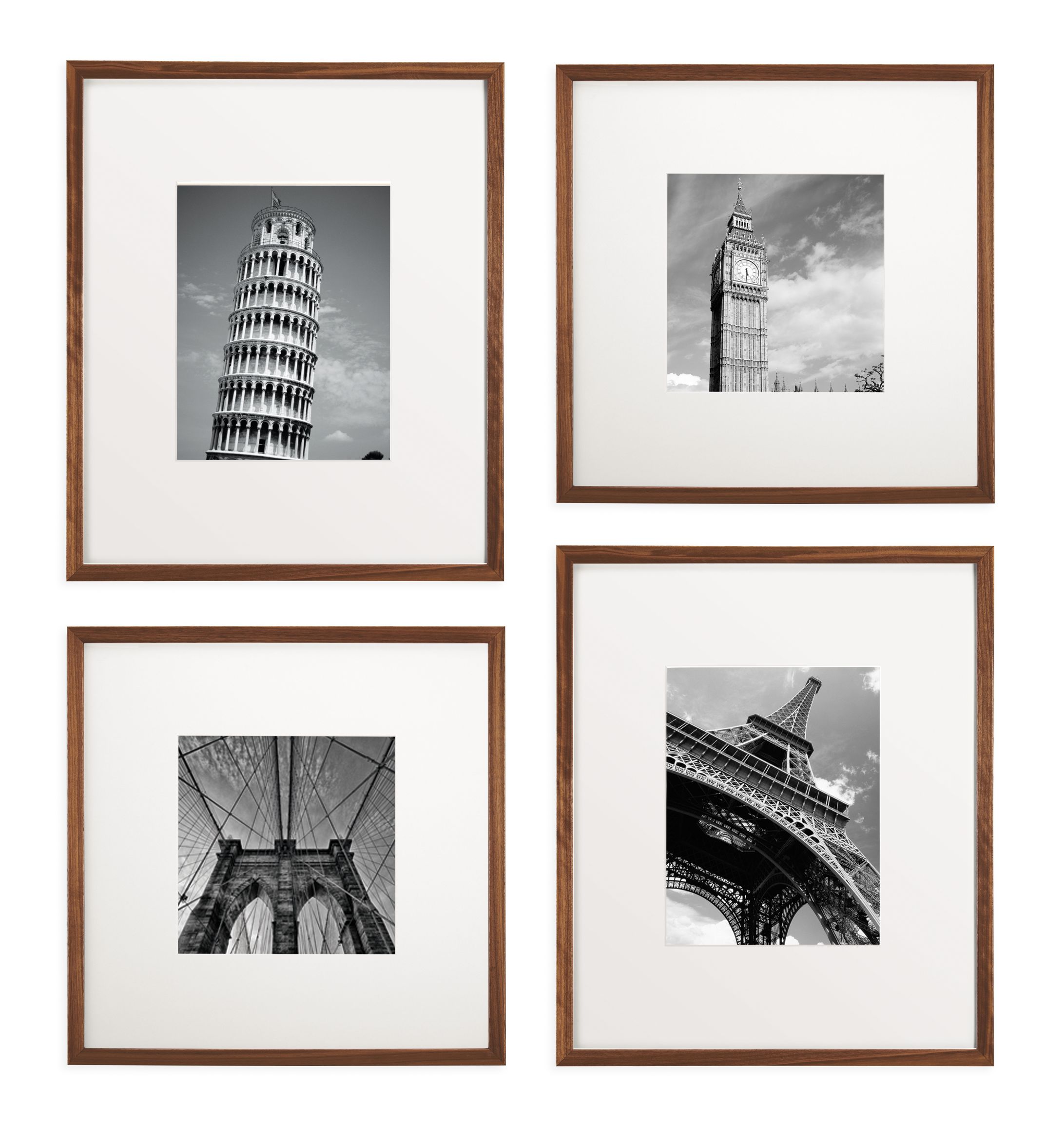 Profile Mixed Grid Frame Set of 4
