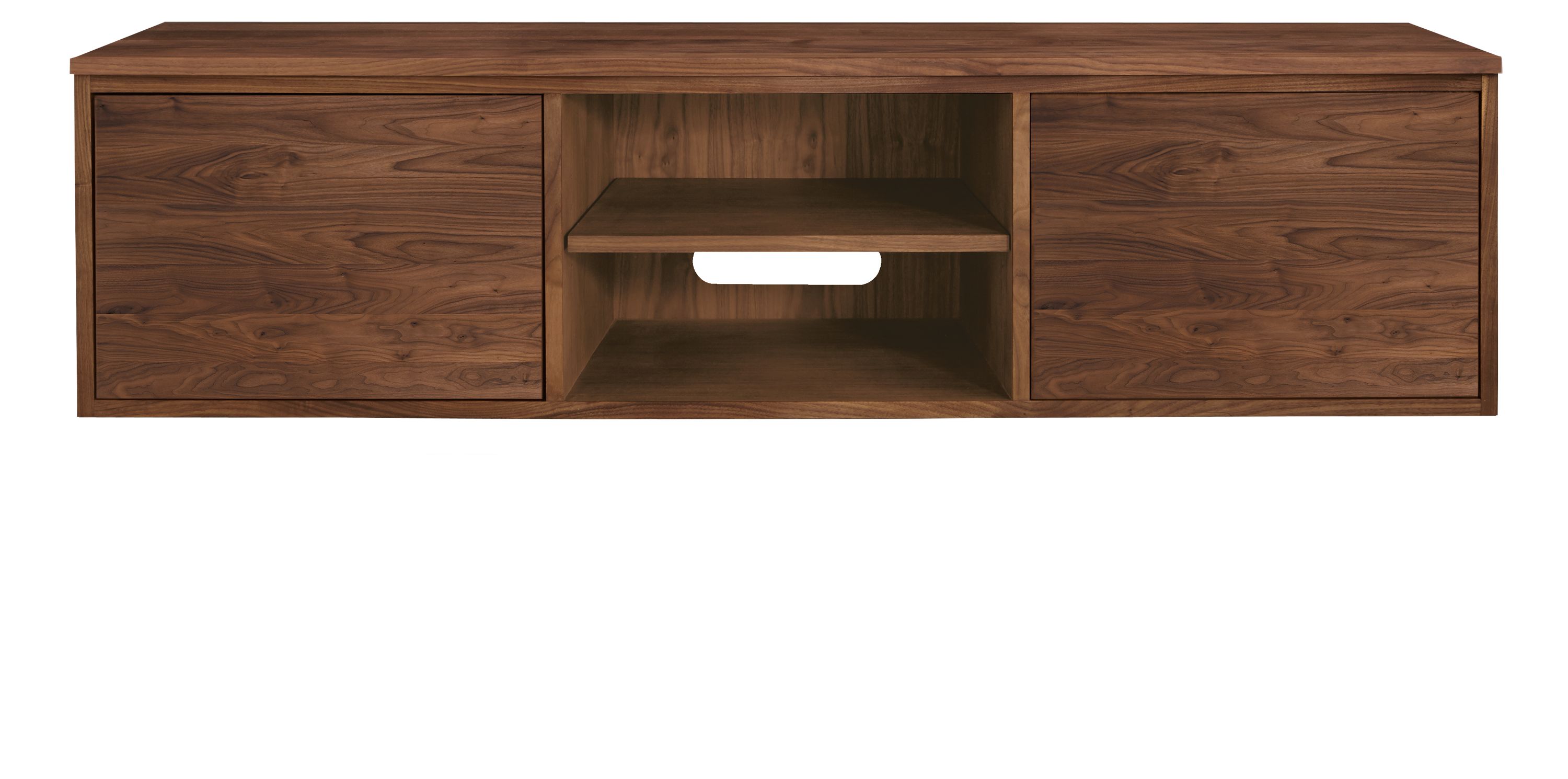 Linear 60w 18d 29h Two Wood Door Media Cabinet