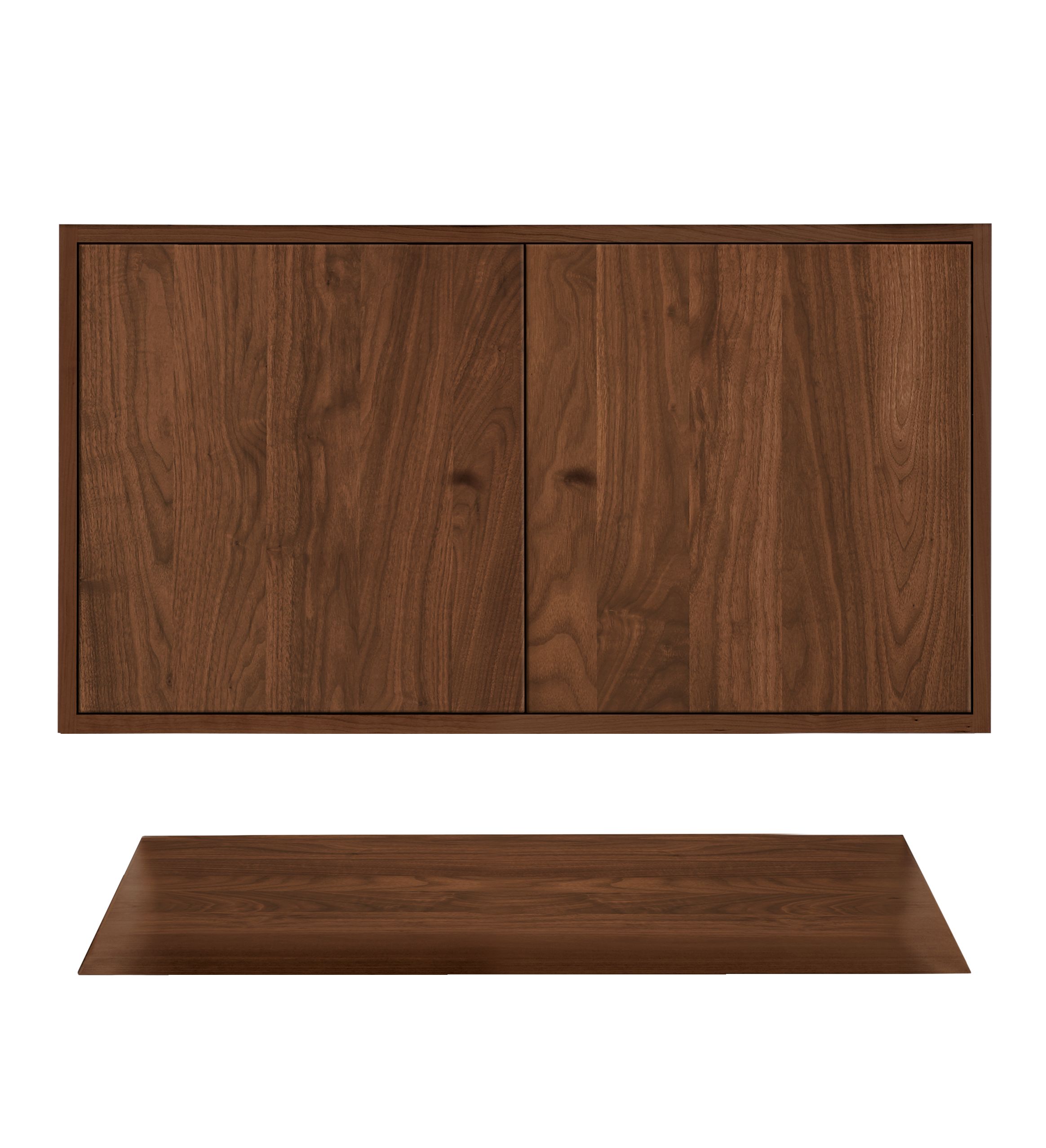 Linear 34.5w 21.75d 34h Single-Sink Vanity Cabinet with Shelf & No Overhang