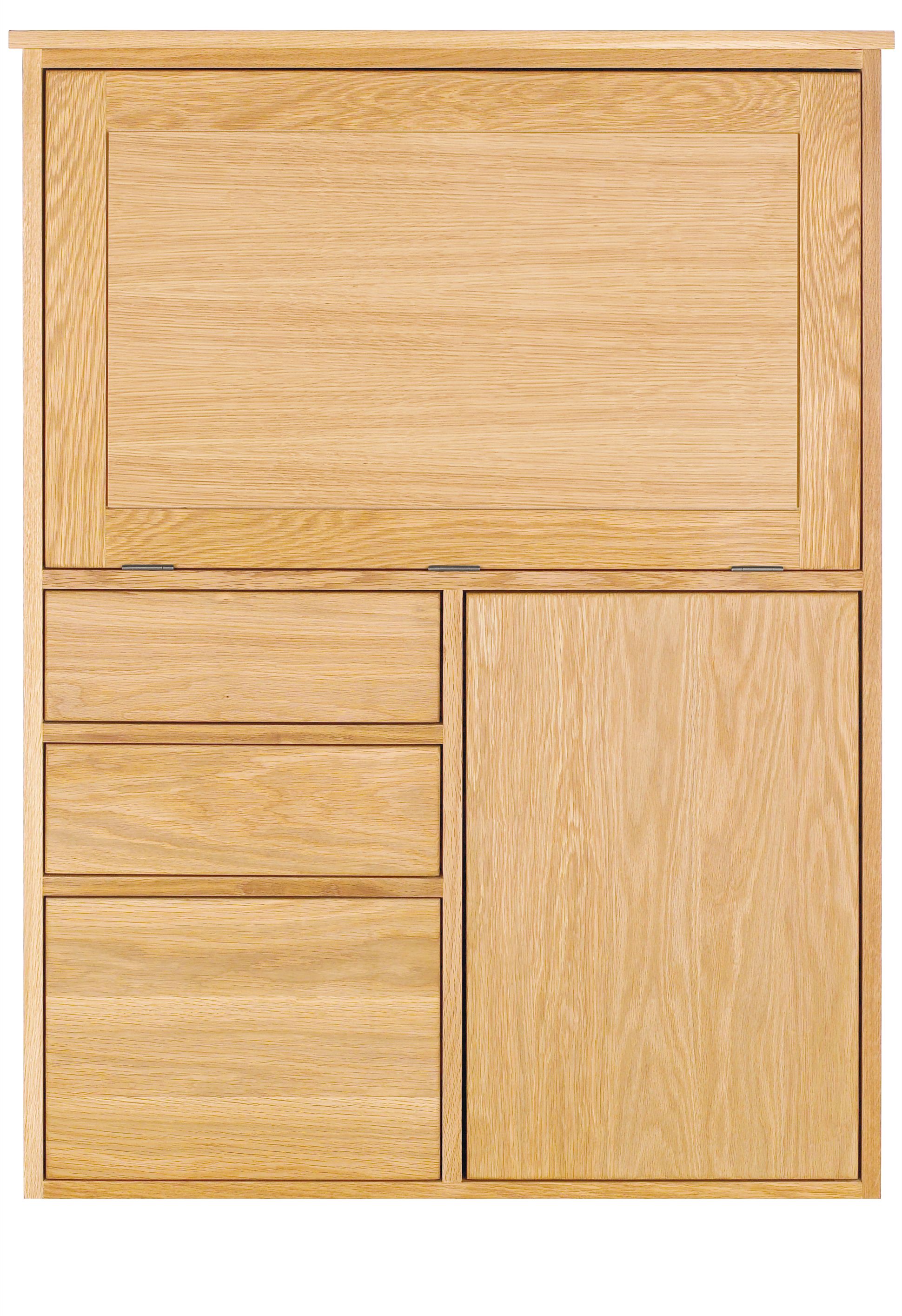 Linear 35w 23d 51h Office Armoire with One File Drawer