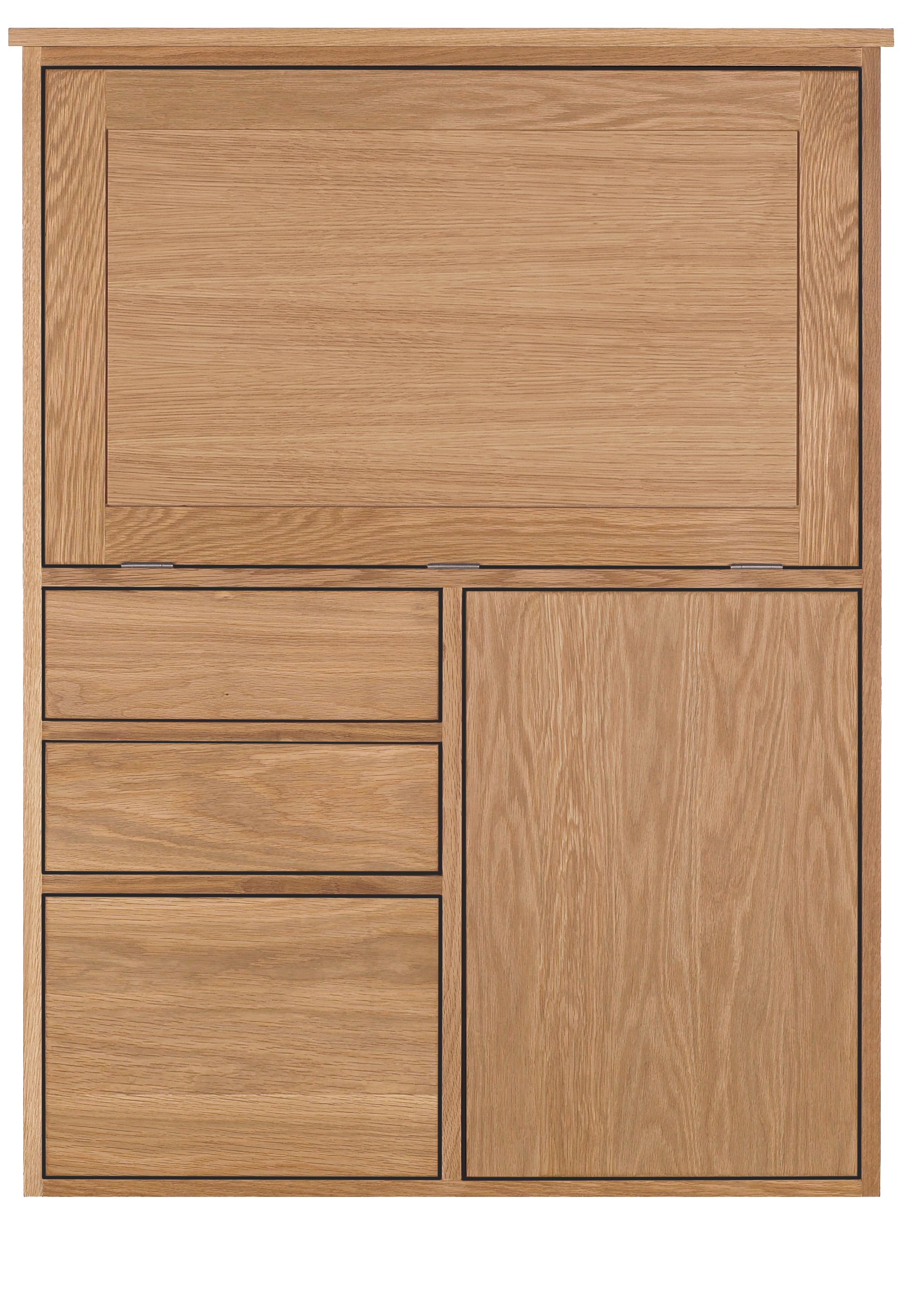 Linear 35w 23d 51h Office Armoire with One File Drawer