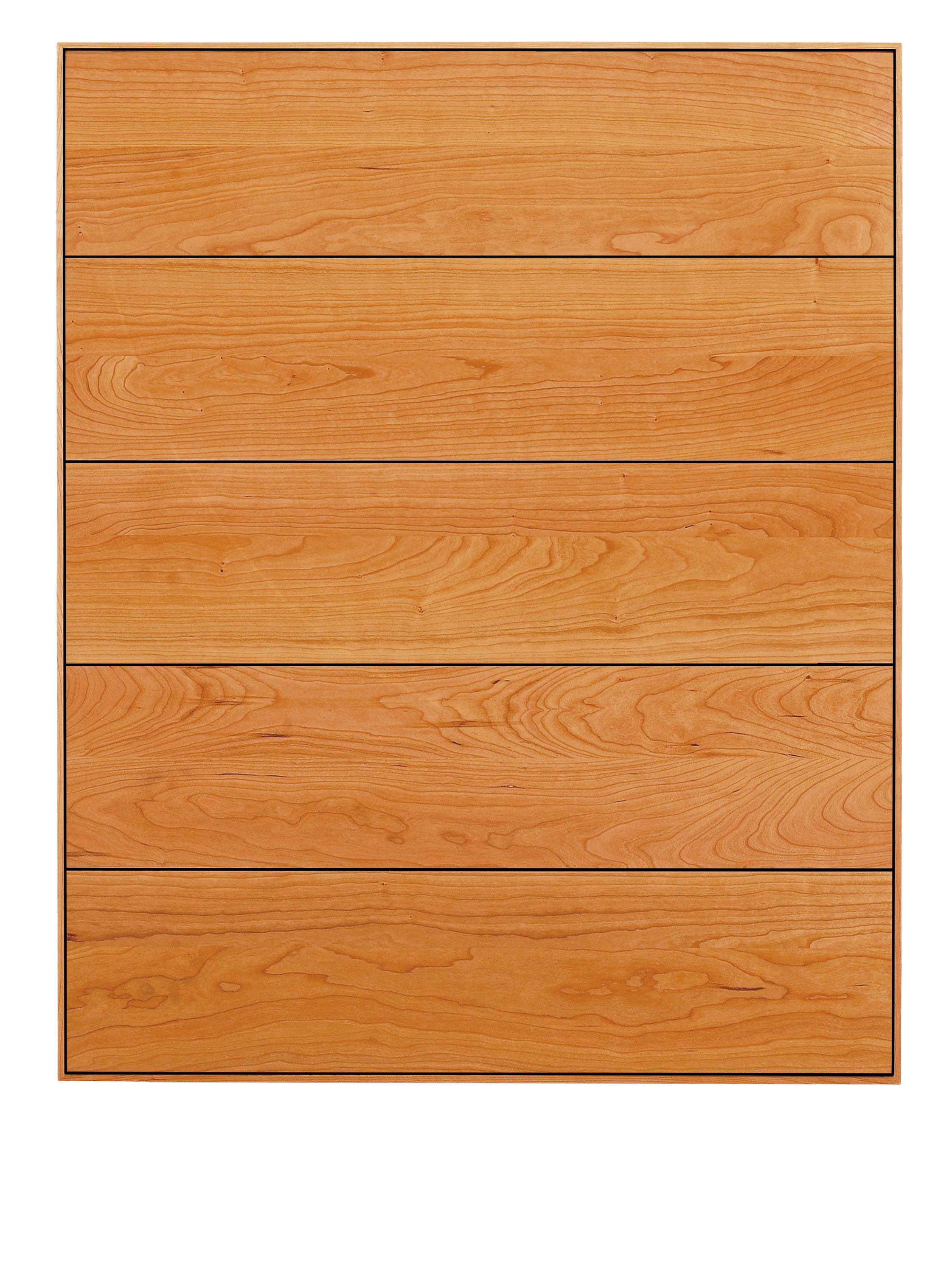 Hudson 36w 20d 51h Five-Drawer Dresser with Wood Base
