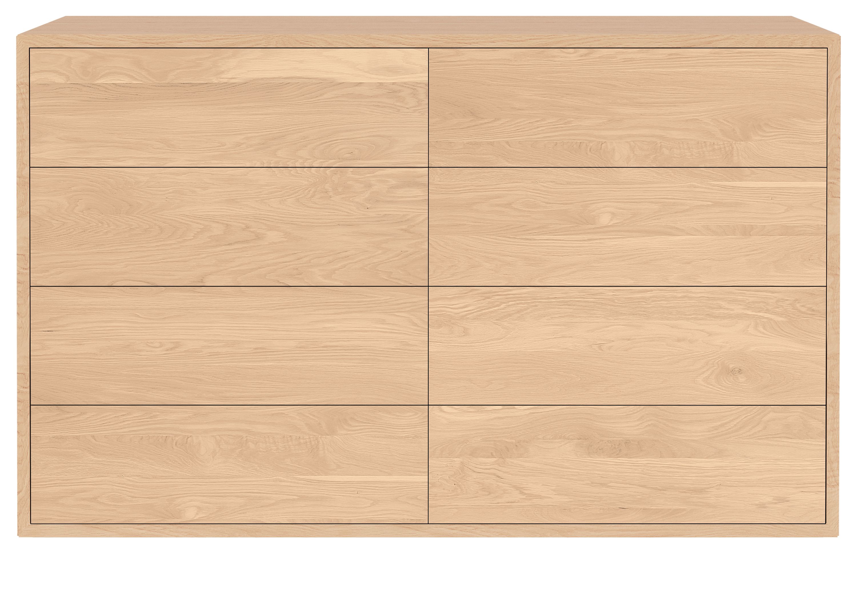 Copenhagen 55w 20d 38h Eight-Drawer Dresser
