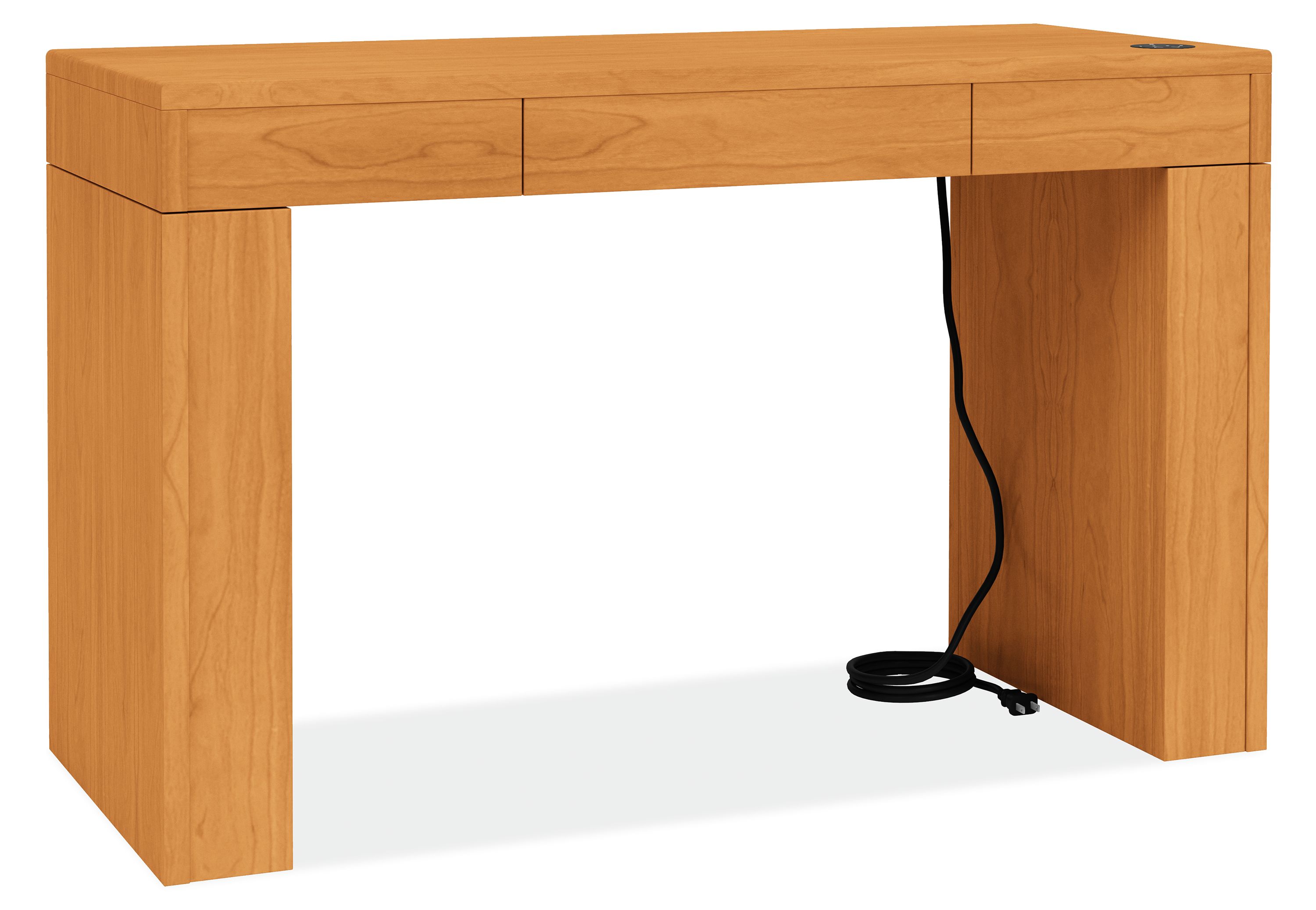 Lincoln 48w 20d 30-49h Adjustable Standing Desk with Center Drawer