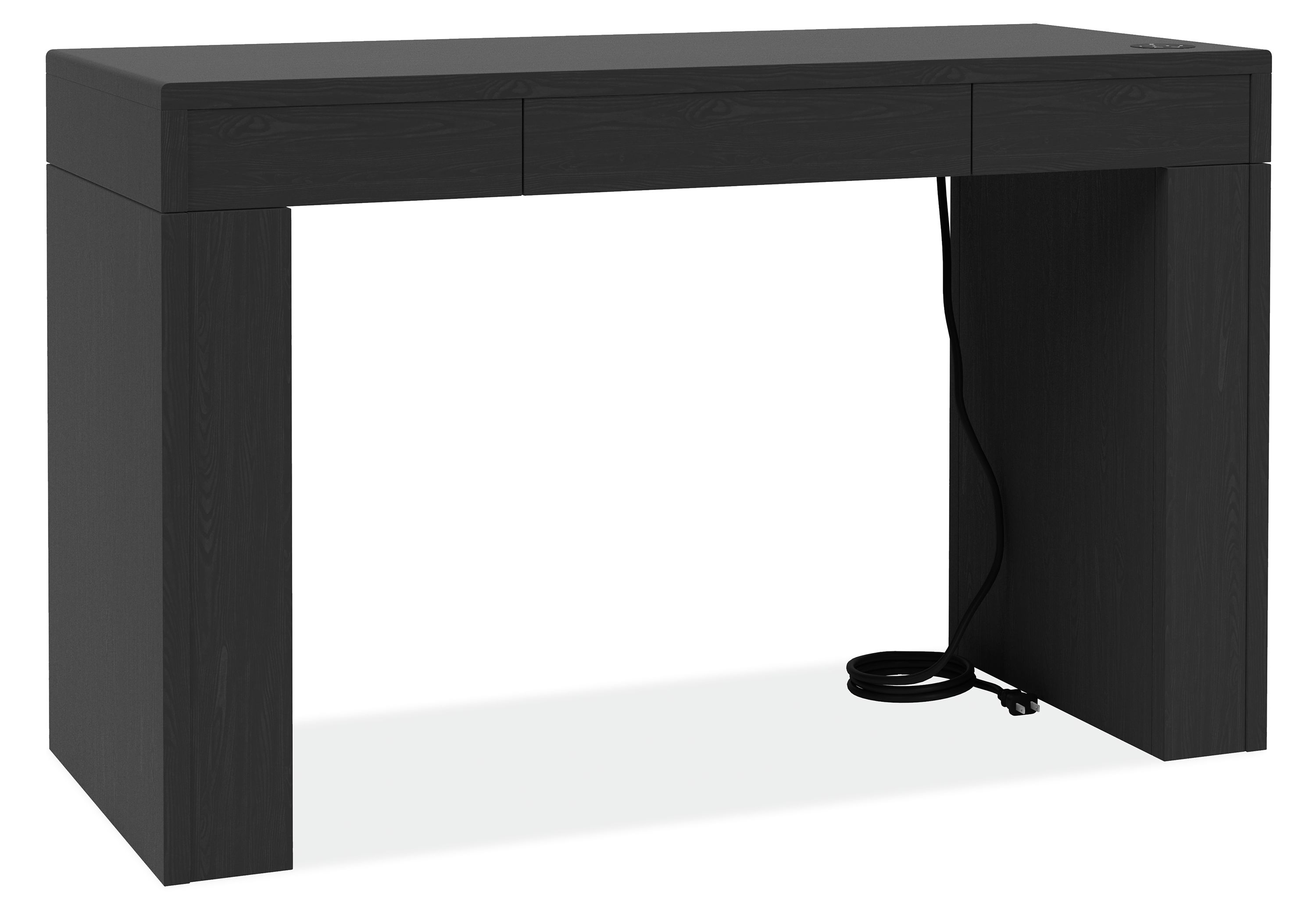 Lincoln 48w 20d 30-49h Adjustable Standing Desk with Center Drawer
