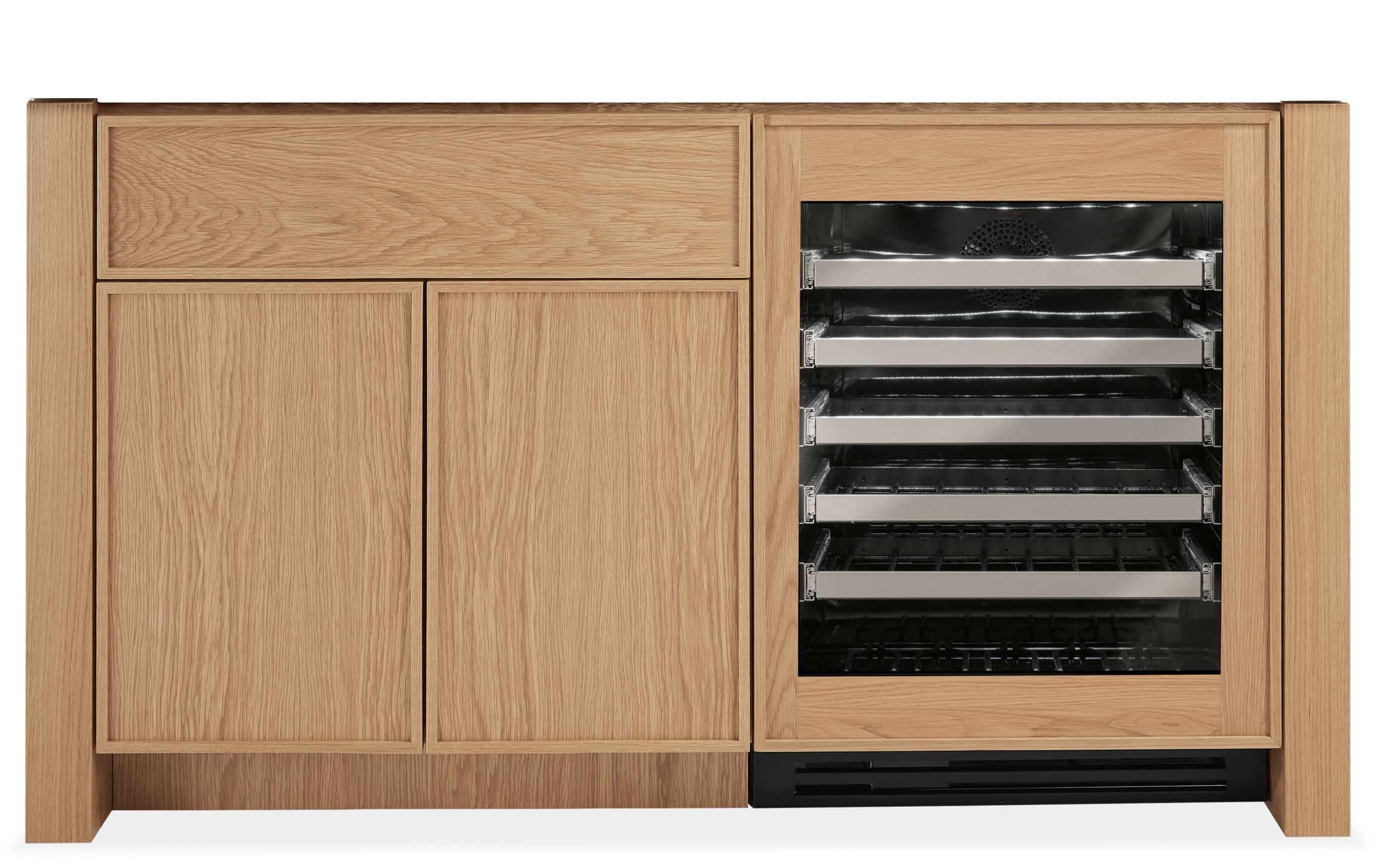 Amherst ADA-Height Storage Cabinet with Refrigerator