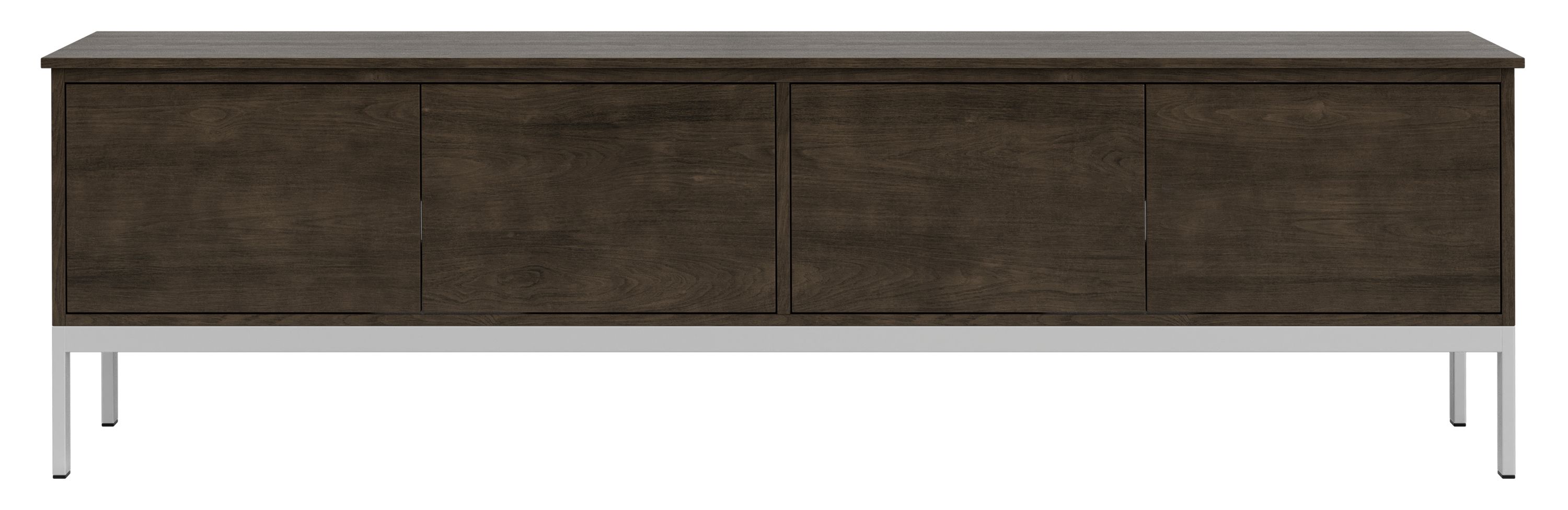 Linear 84w 18d 24h Four Wood Door Media Cabinet