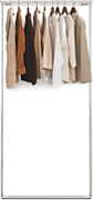 Top Clothing Bar, Two Shelves