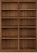 37"w - 72"w, center divider