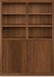 37"w - 48"w, 2 doors, center divider