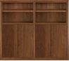 49"w - 72"w, 4 doors, center divider