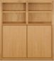 37"w - 48"w, 2 doors, center divider