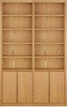 49"w - 72"w, 4 doors, center divider