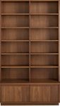 37"w - 54"w, 2 doors, center divider