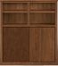 37"w - 48"w, 2 doors, center divider