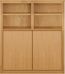 37"w - 48"w, 2 doors, center divider