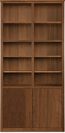 37"w - 48"w, 2 doors, center divider