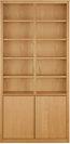 37"w - 48"w, 2 doors, center divider