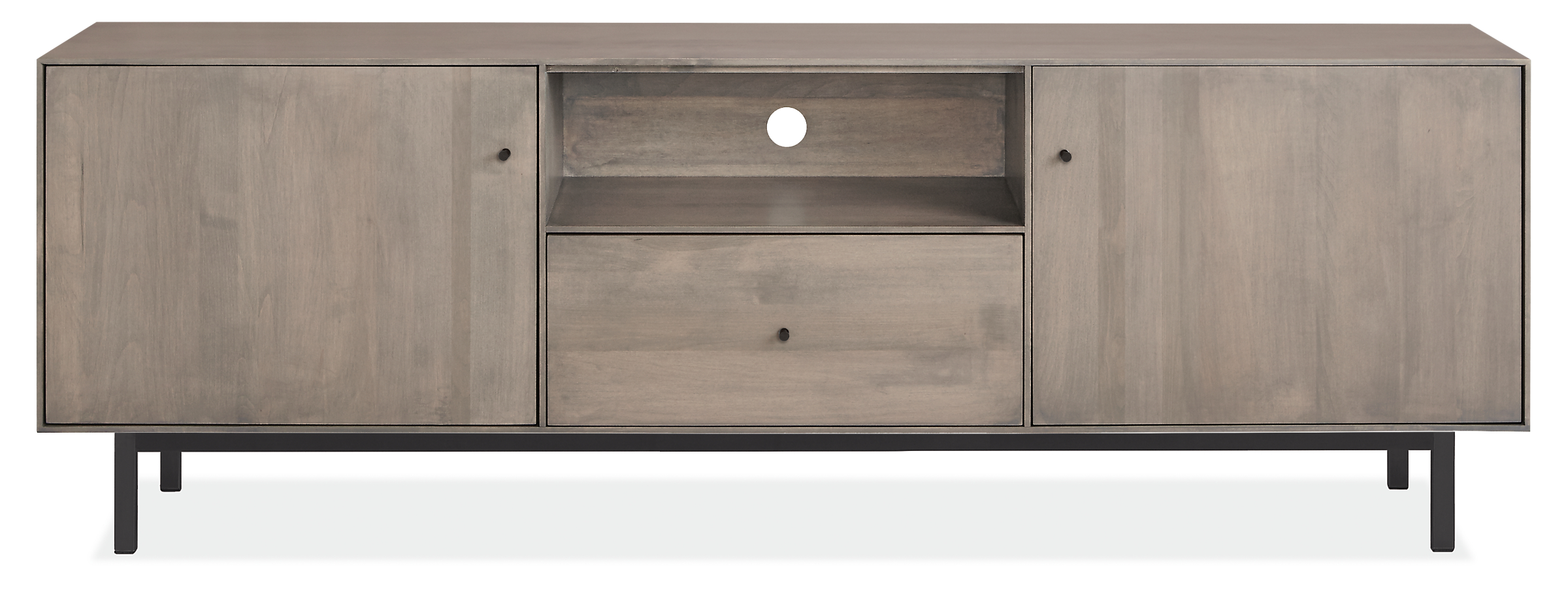 Hudson Media Cabinets with Steel Base