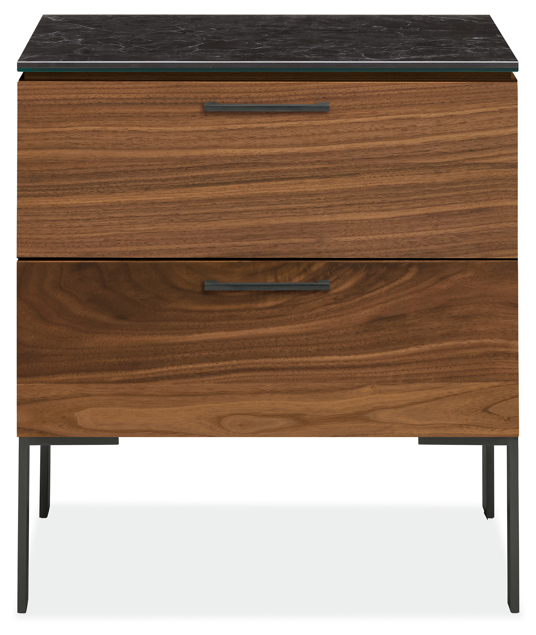 Kenwood 20w 20d 22h Two-Drawer Nightstand with Ceramic Top