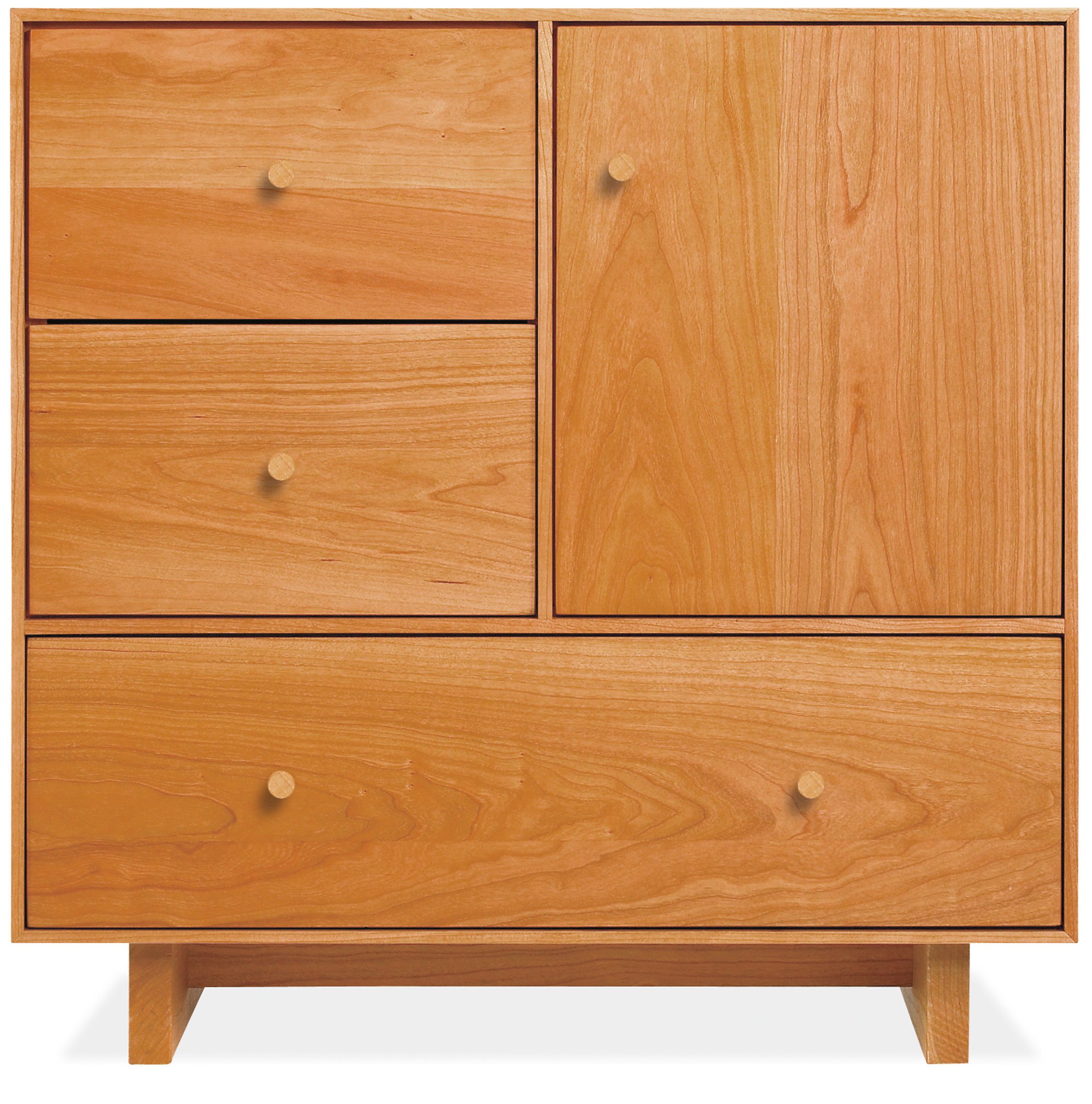 Hudson 24w 12d 24h Storage Cabinet with Wood Base