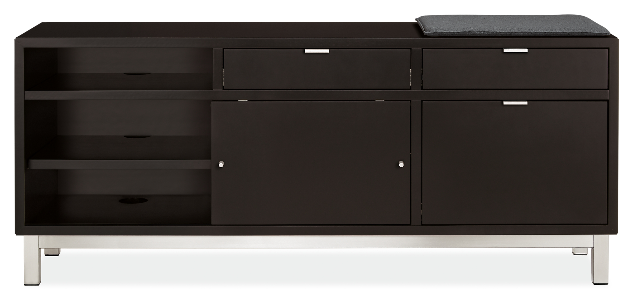 Copenhagen 60w 16d 25h Right-File Drawer Bench with Cushion