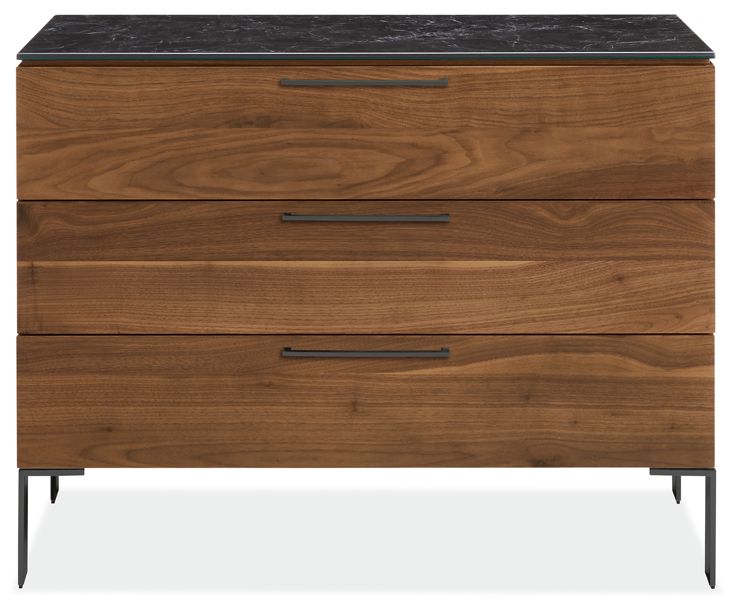 Kenwood 42w 20d 33h Three-Drawer Dresser with Ceramic Top
