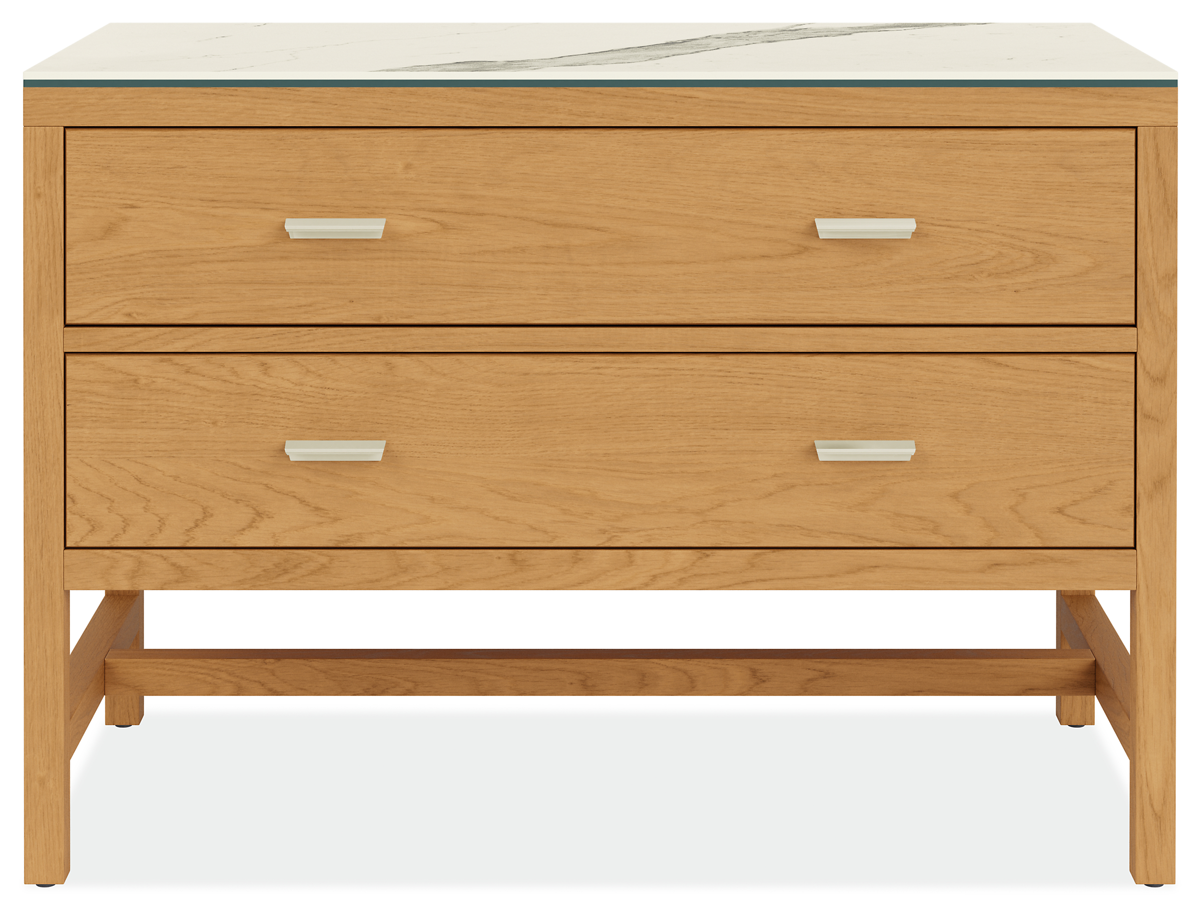 Berkeley 36w 18d 25h Two-Drawer Nightstand with Top Option
