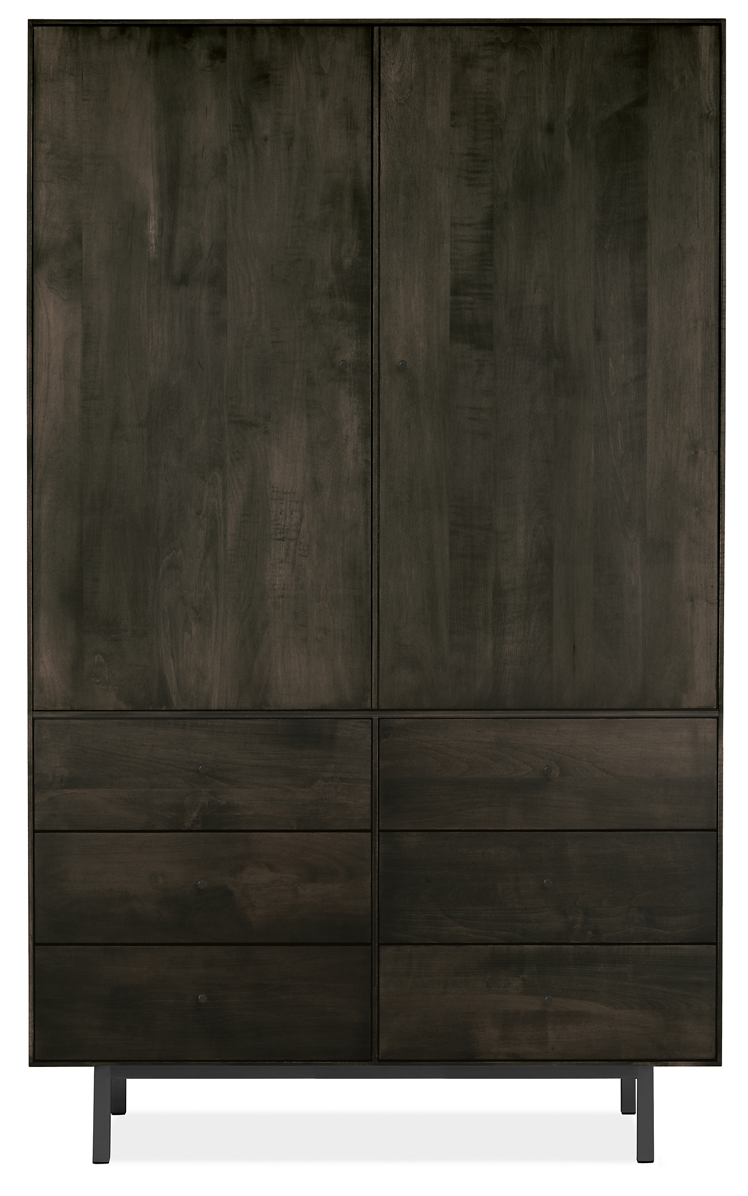 Hudson 44w 24d 71h Armoire with Steel Base