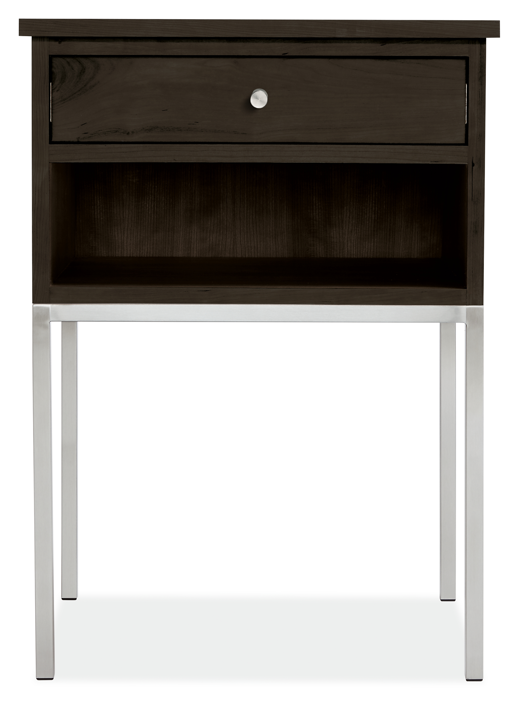 Linear 20w 16d 28h One-Drawer Nightstand with Wall-Mount Option