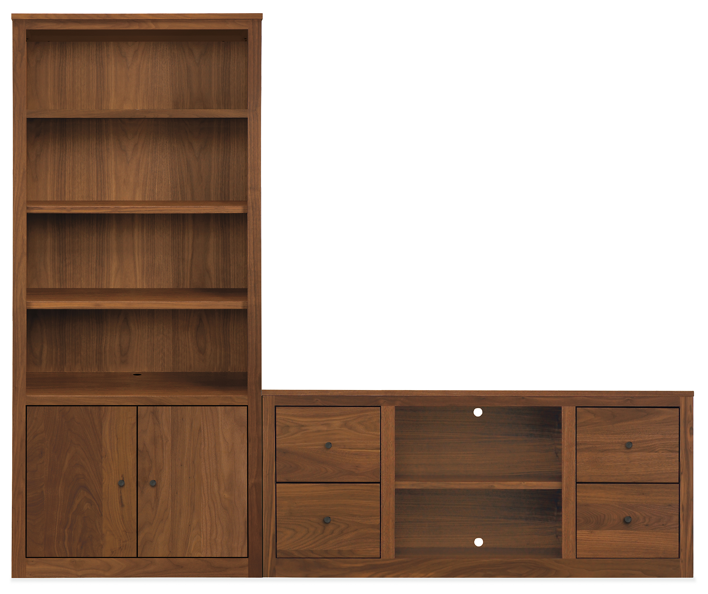 Woodwind 87w 17d 72h Two-Door/Four-Drawer Wall Unit