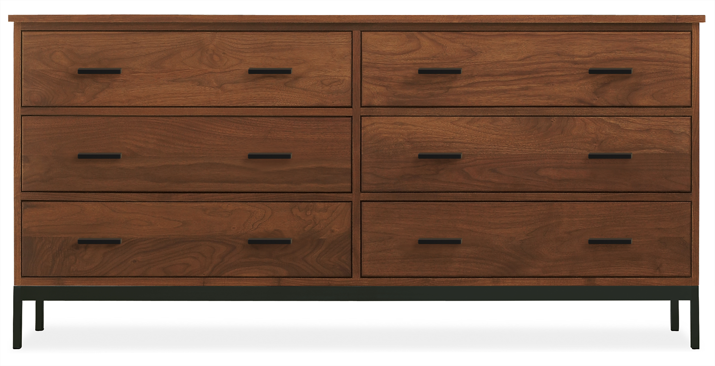 Linear 67w 20d 32h Six-Drawer Dresser