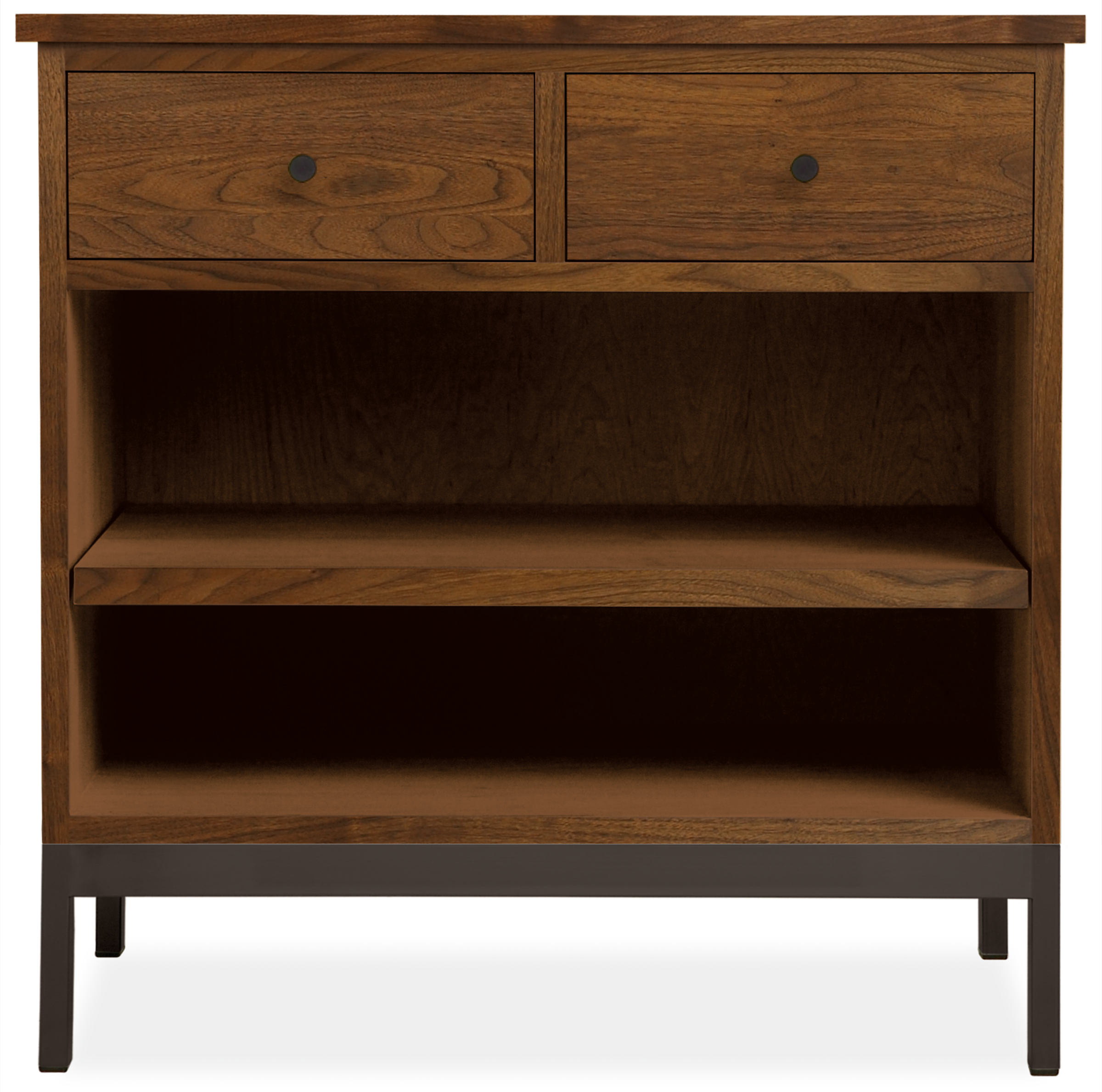 Linear 28w 20d 28h Two-Drawer Nightstand