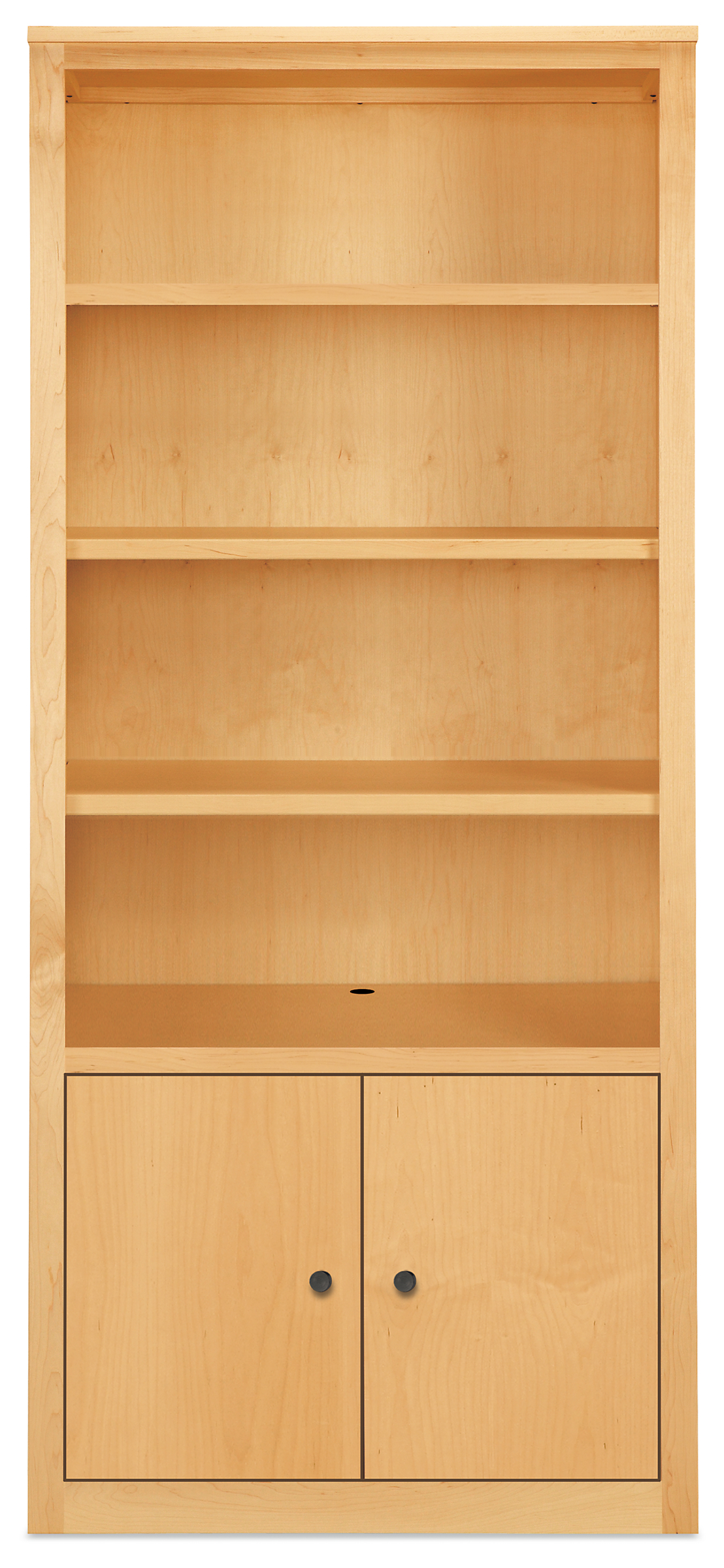 Woodwind 32w 17d 72h Two-Door Bookcase