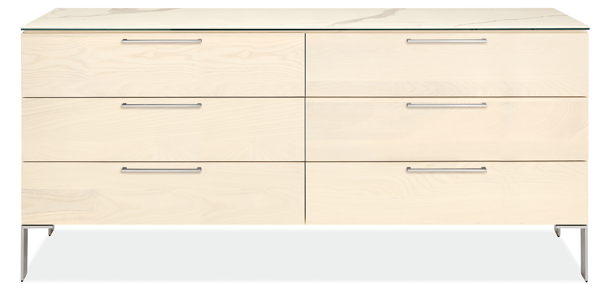Kenwood 72w 20d 33h Six-Drawer Dresser with Ceramic Top