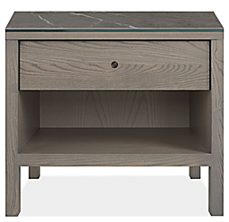Emerson 26w 20d 22h One-Drawer Nightstand with Top Option