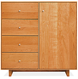 Hudson 30w 12d 30h Storage Cabinet with Wood Base