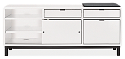 Copenhagen 60w 16d 25h Right-File Drawer Bench with Cushion