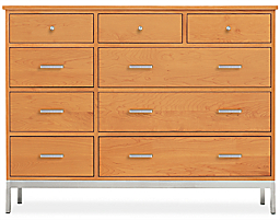 Linear 51w 20d 38h Nine-Drawer Dresser