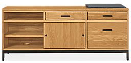 Linear 59.5w 16d 24.5h Right-File Drawer Bench with Cushion
