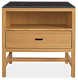 Berkeley 26w 20d 25h One-Drawer Nightstand with Top Option